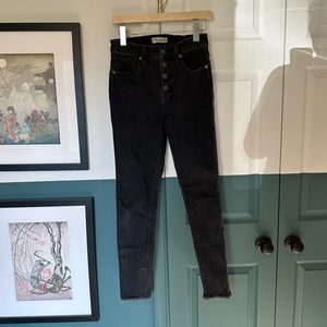 Madewell high rise 10” skinny Jean 26